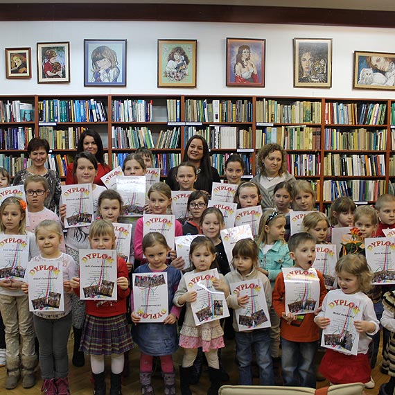 Uroczyste zakoczenie ferii zimowych 2014 i otwarcie wystawy prac dzieci w Midzyzdrojach