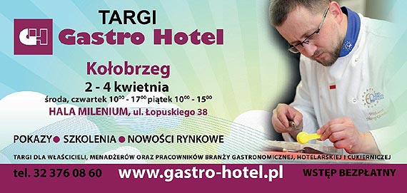 Targi wyposaenia i produktw dla obiektw noclegowych i gastronomii w Koobrzegu