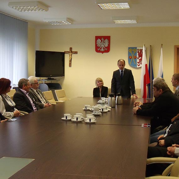 Spotkanie burmistrza Kamienia Pomorskiego ze starostą kamieńskim. Dobre praktyki samorządów