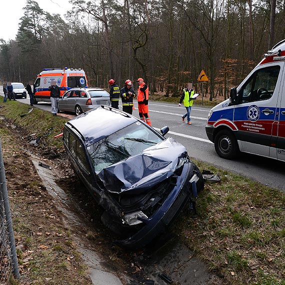 Kolizja na krajowej trjce przed Midzyzdrojami
