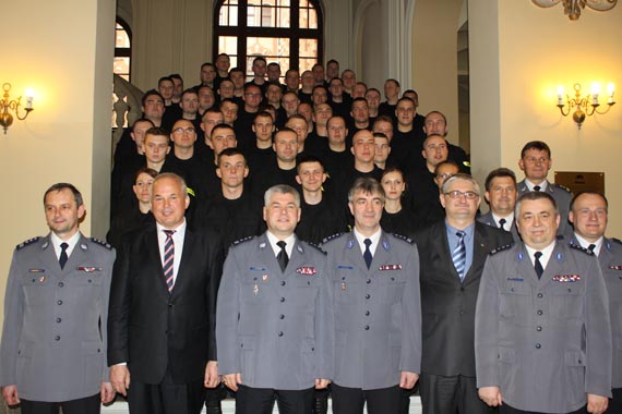lubowanie nowych policjantw w Szczecinie