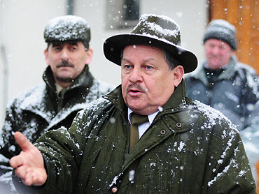 Wdkarze pikietowali pod siedzib Woliskiego Parku Narodowego