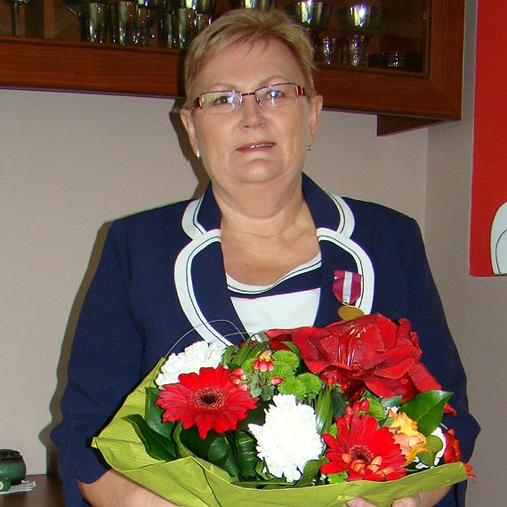 Zoty Medal Pani Jolanty Grochockiej