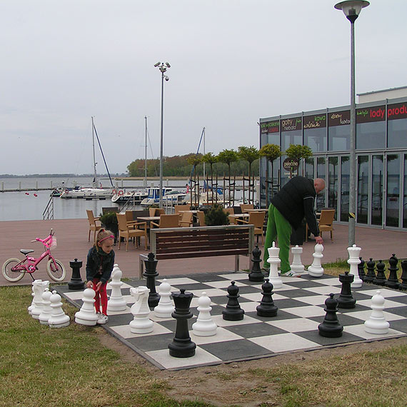 Szachy-Jumbo na Marinie