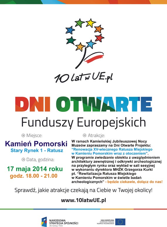 Zapraszamy do Ratusza Miejskiego na Dni Otwarte Projektu 