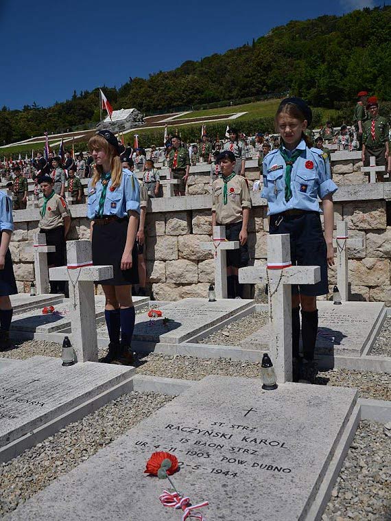 Harcerze z Kamienia Pomorskiego na Monte Cassino