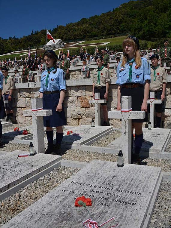 Harcerze z Kamienia Pomorskiego na Monte Cassino