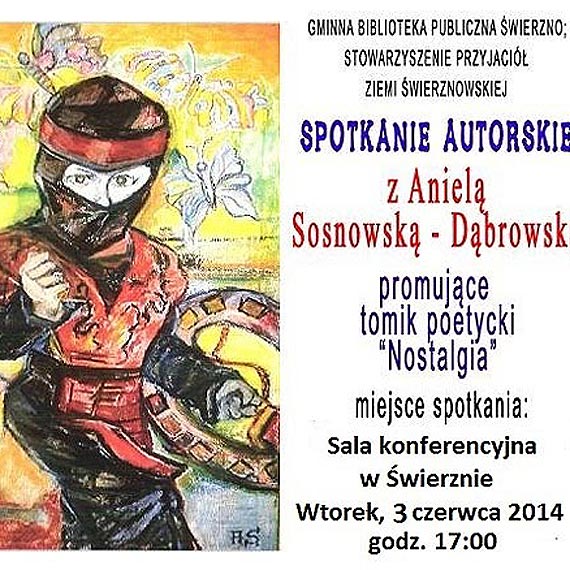Spotkanie autorskie z Anielą Sosnowską- Dąbrowską w Świerznie