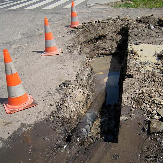 PGK w Kamieniu Pomorskim rozpoczo kolejny etap rozbudowy sieci wodocigowo - kanalizacyjnych.