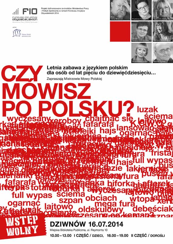 "Czy mwisz po polsku" letnia zabawa z jzykiem polskim