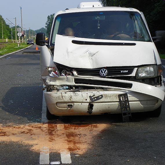  Wypadek w Piaskach Wielkich koo Wolina. Jeden mczyzna trafi do szpitala