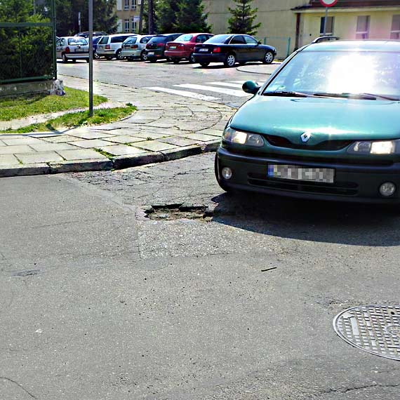 Dziura na ulicy Wysockiego