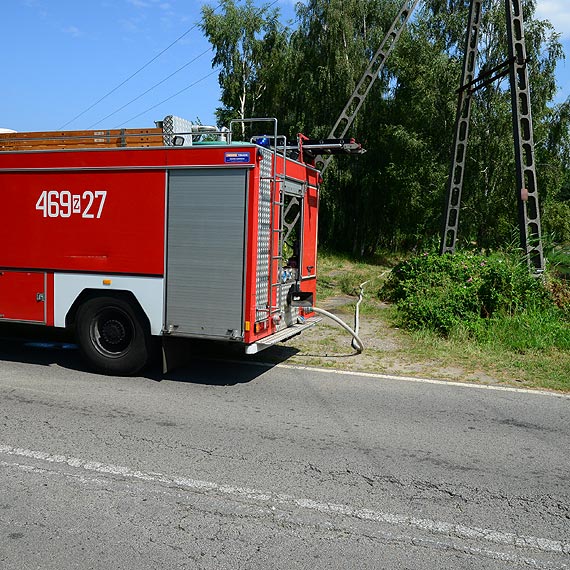 Poar traw w Midzyzdrojach