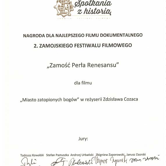 Film o wczesnoredniowiecznym Wolinie - „Miasto zatopionych bogw” zdoby kolejn prestiow nagrod