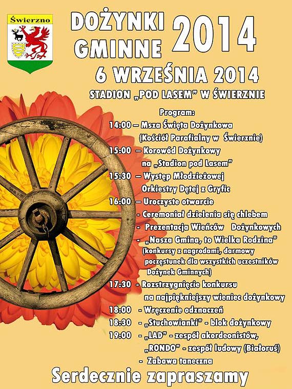 Doynki Gminne 2014 w wierznie. Ju 6 wrzenia