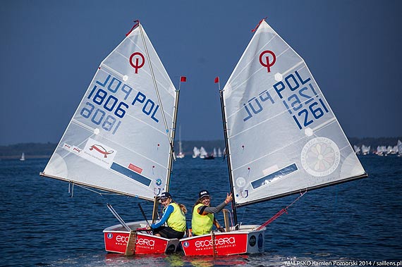 Niemcy na czele po 1.dniu Międzynarodowych Mistrzostw Polskiej Klasy Optimist
