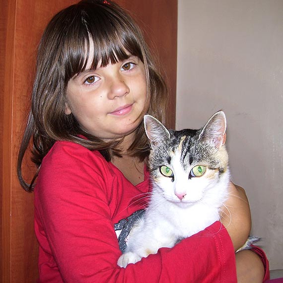 Felka ju ma si do kogo przytuli 