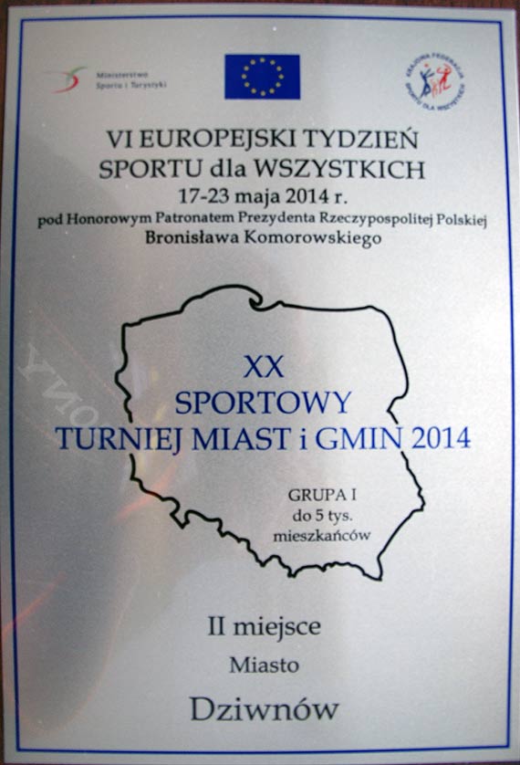 VI Europejski tydzień sportu - Dziwnów na II miejscu w Polsce