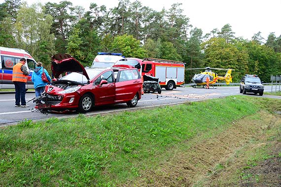 Grony wypadek na obwodnicy Dargobdza. Jedna osoba w cikim stanie trafia do szpitala