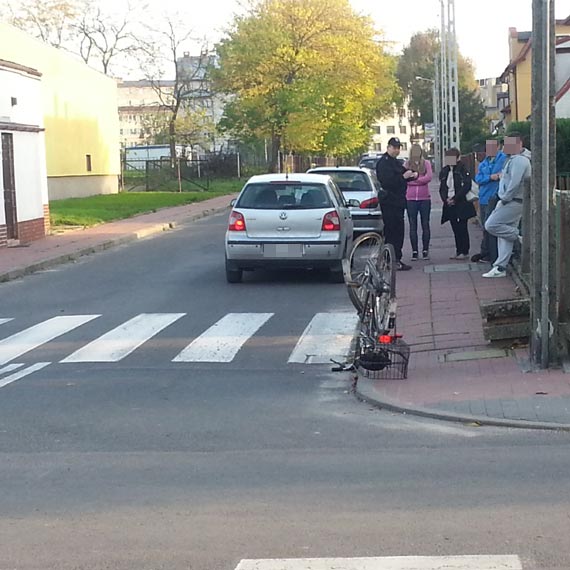 Kamie Pomorski: Potrcenie rowerzysty na ulicy Matejki. Wtargn na jezdni