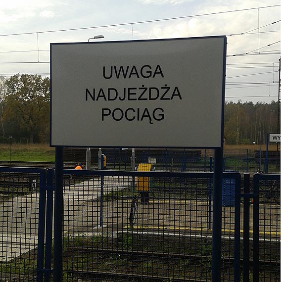 Stacja PKP w Wysokiej  Kamieskiej monitorowana