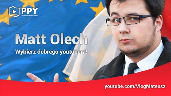 Mateusz Olech z Kamienia Pomorskiego wkrci widzw swojego bloga 