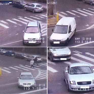 Przy pomocy monitoringu ukarali 13 kierowcw