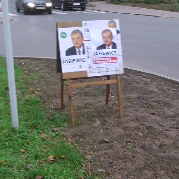 Czytelnik: Plakat wyborczy waniejszy ni bezpieczestwo?