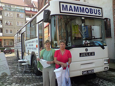 Mammobus stan przed ratuszem