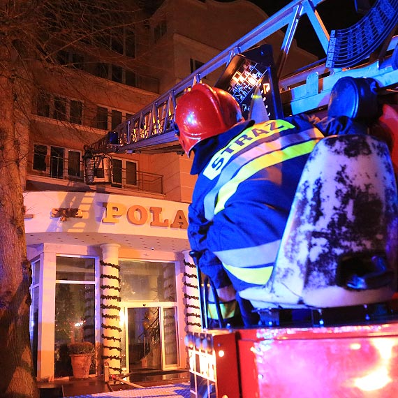 Poar hotelu w winoujciu. Gocie najedli si strachu. Zobacz film!