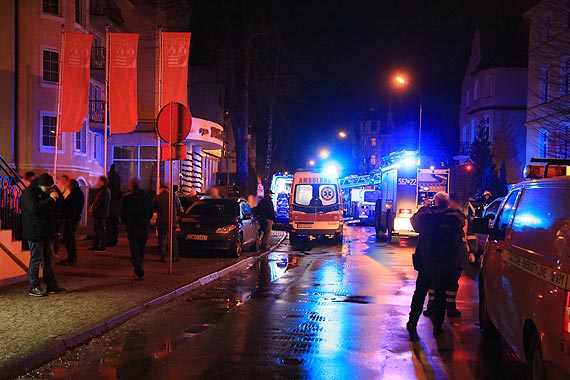 Poar hotelu w winoujciu. Gocie najedli si strachu. Zobacz film!
