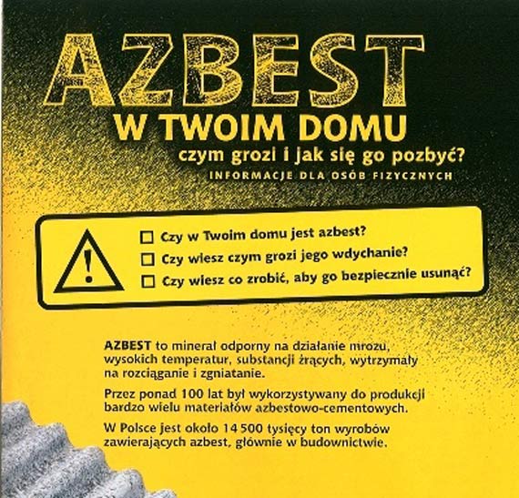 Usuwanie wyrobw zawierajcych azbest z terenu gminy Kamie Pomorski