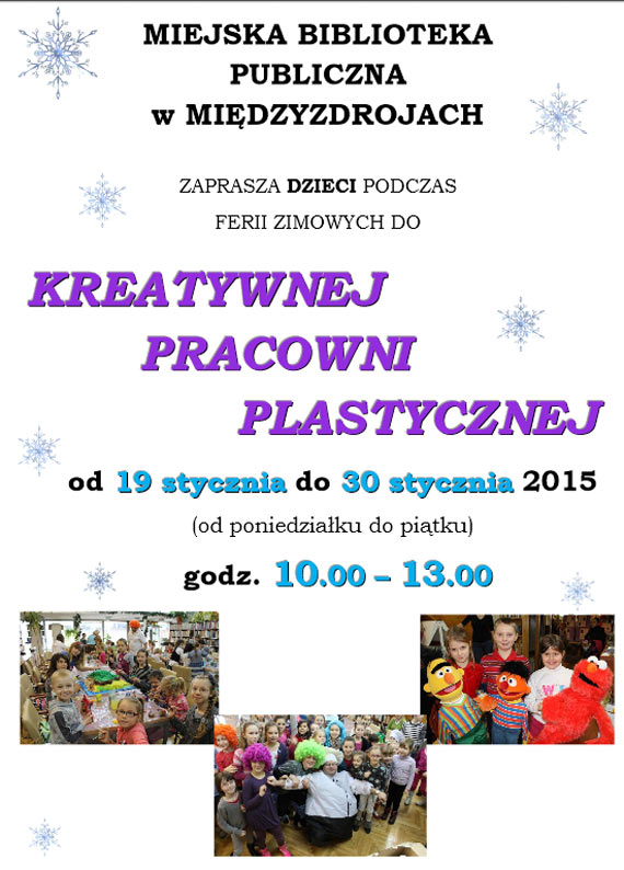 Ferie 2015 w midzyzdrojskiej bibliotece