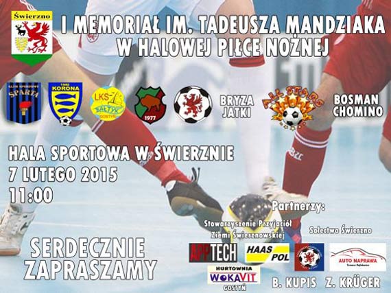 I memoria im. Tadeusza Mandziaka w halowej pice nonej w wierznie