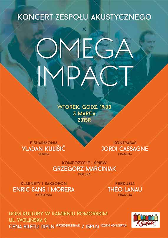 3 marca w Kamieniu Pomorskim odbędzie się koncert zespołu Omega Impact