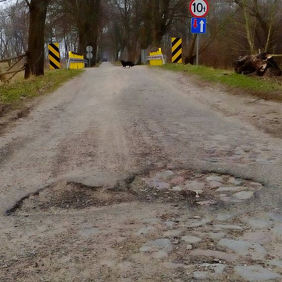 Czytelnik: Krzy na wita piknie ustrojony, a w drodze wyrwa!
