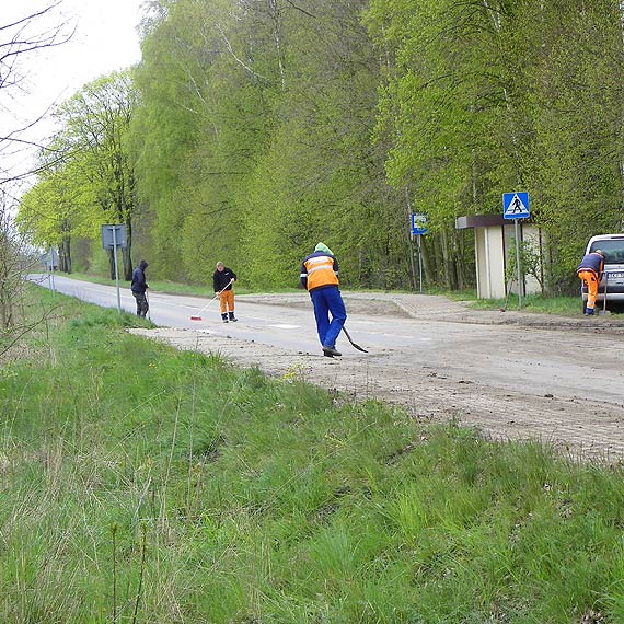 Droga powiatowa 1024Z na czas rekultywacji wysypiska odpadw komunalnych utrzymywana bdzie w naleytym porzdku