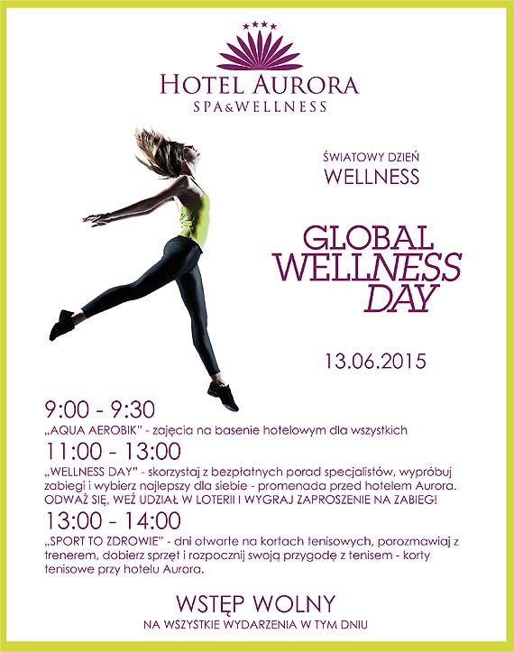 Spd wiatowy Dzie Wellness w Hotelu Aurora w Midzyzdrojach