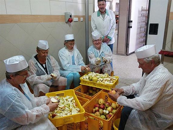 Akcja - suszenie jabek