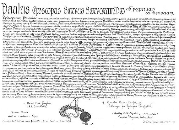 Bulla ,,Episcoporum Poloniae coetus” papiea Pawe VI