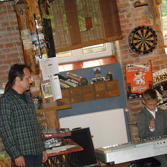 Perkusiści i Pianiści na zakończenie roku kulturalnego 2013/2014 w Ośrodku Kultury Gminy Wolin