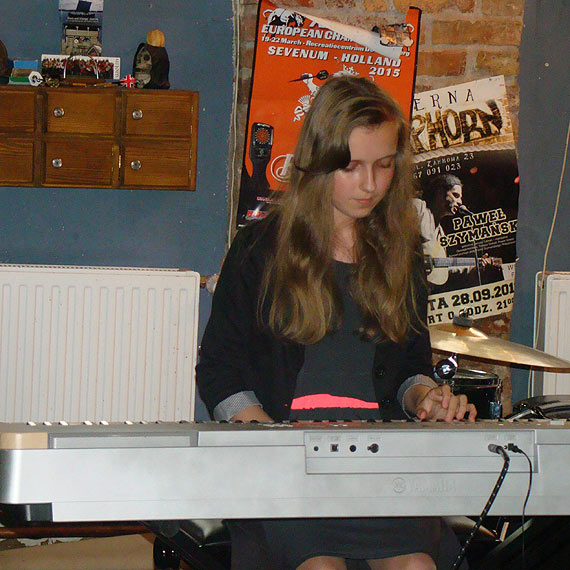 Perkusiści i Pianiści na zakończenie roku kulturalnego 2013/2014 w Ośrodku Kultury Gminy Wolin