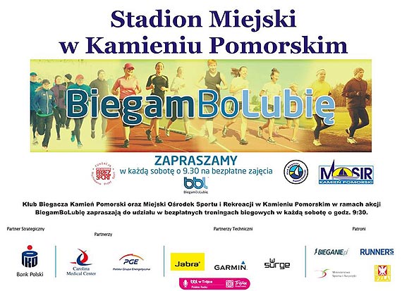 Zapraszamy na "Biegam Bo Lubi" w Kamieniu Pomorskim