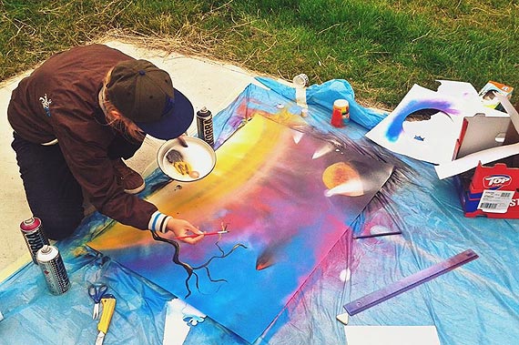 Fantazja i pomysłowość za pomocą paru puszek farb!