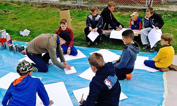 Fantazja i pomysłowość za pomocą paru puszek farb!