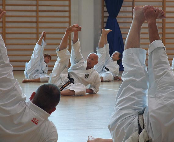 Kadra Polski w karate w Domu Wczasw Dziecicych w Midzyzdrojach 