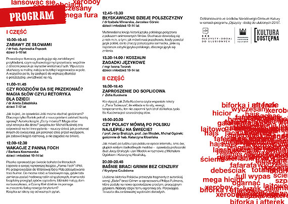 Prof. Bralczyk, prof. Miodek, Kucówna …. czyli „Polski galopem” już 17 lipca w Międzyzdrojach!