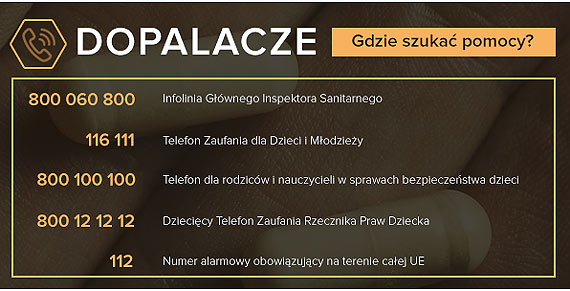 Dopalacze. Gdzie szuka pomocy? Najwaniejsze numery telefonw