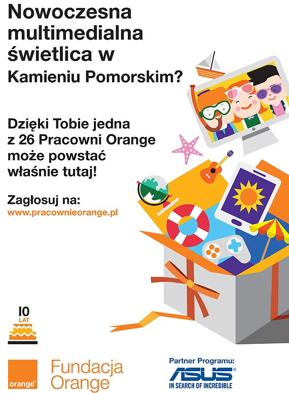   Stwrzmy razem nowoczesn pracowni multimedialn w centrum Kamienia Pomorskiego!