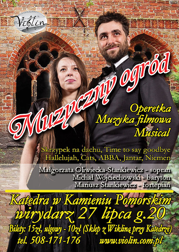 Kolejny koncert z cyklu muzyczny ogrd odbdzie si w Kamieniu Pomorskim